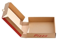 La flauta de la categoría alimenticia acanaló la caja impresa de encargo de la pizza del cartón de la cartulina del diseño de la pizza de Caja Para del tamaño